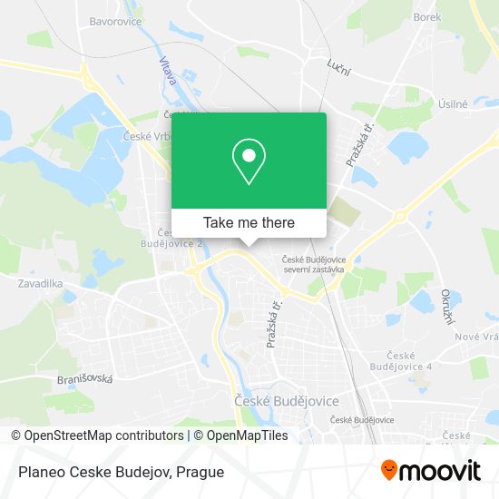 Карта Planeo Ceske Budejov