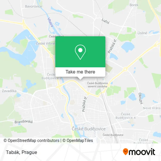 Карта Tabák