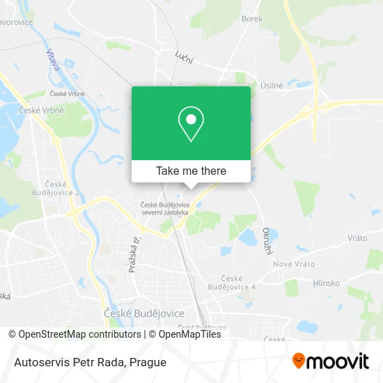 Карта Autoservis Petr Rada