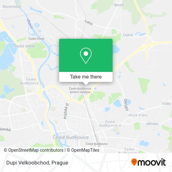 Карта Dupi Velkoobchod