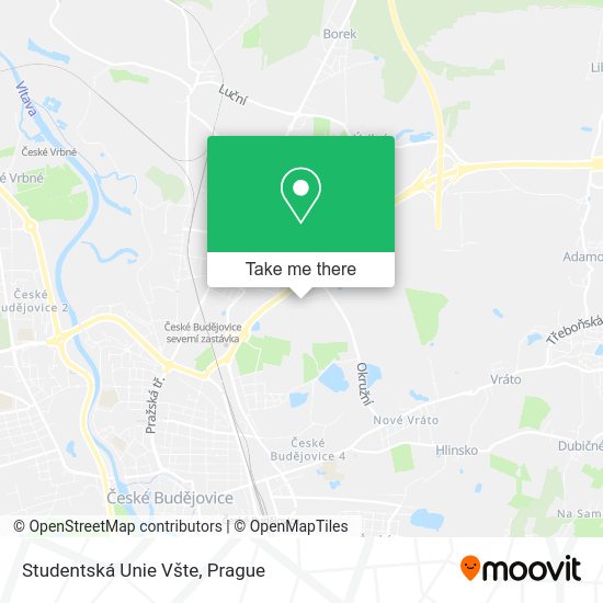 Карта Studentská Unie Všte