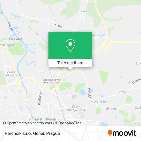 Ferencik s.r.o. Gener map