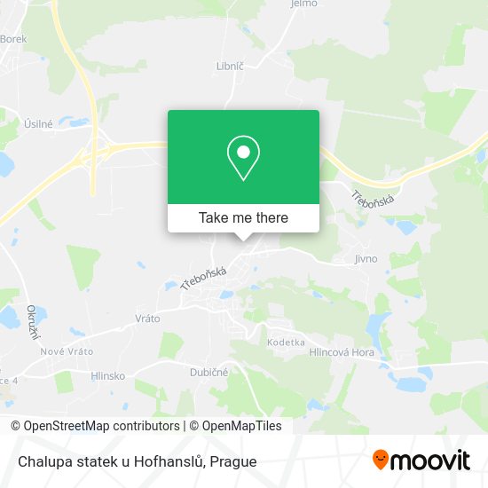 Карта Chalupa statek u Hofhanslů