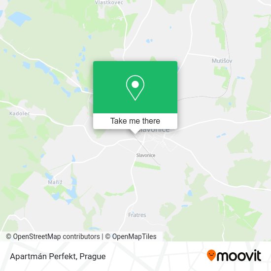 Карта Apartmán Perfekt
