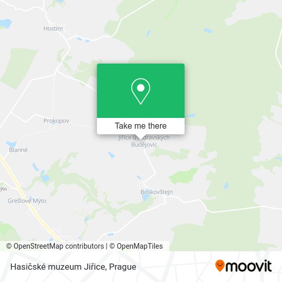 Hasičské muzeum Jiřice map