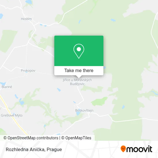 Rozhledna Anička map