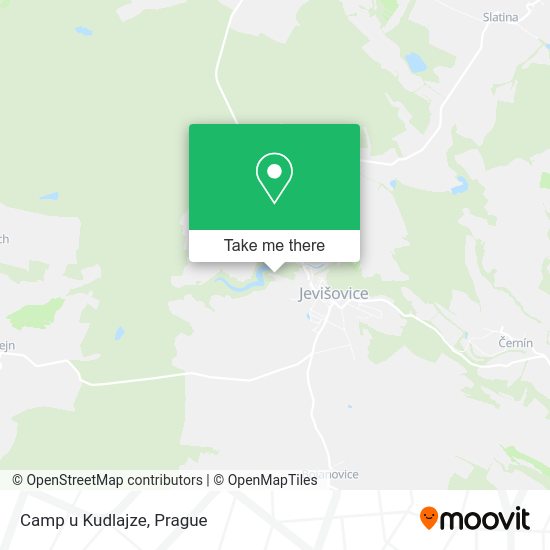 Карта Camp u Kudlajze