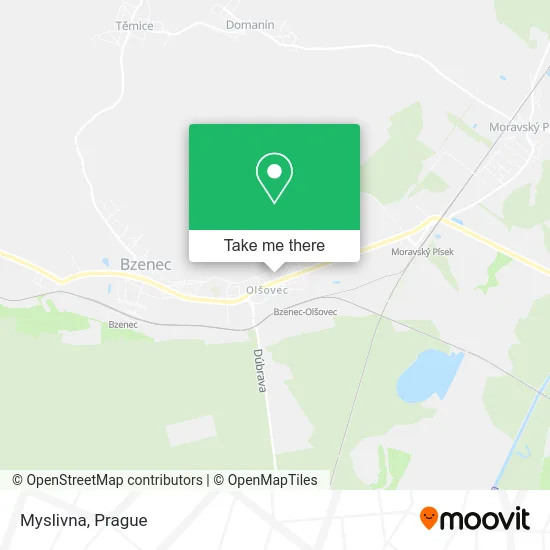 Карта Myslivna