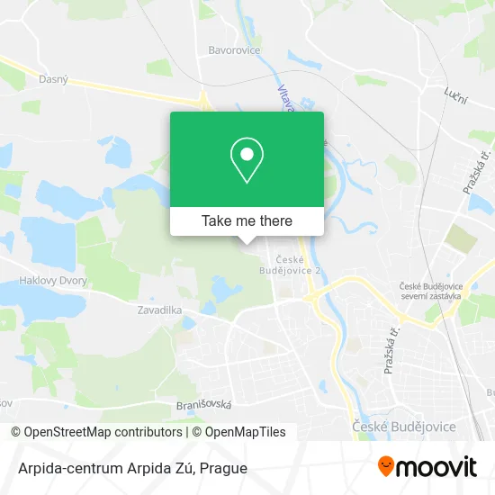 Карта Arpida-centrum Arpida Zú
