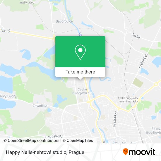 Happy Nails-nehtové studio map