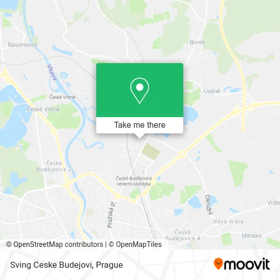Карта Sving Ceske Budejovi