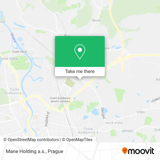 Карта Mane Holding a.s.