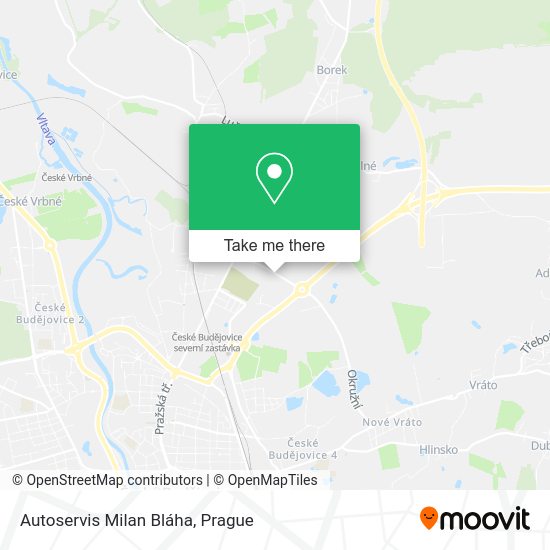 Autoservis Milan Bláha map