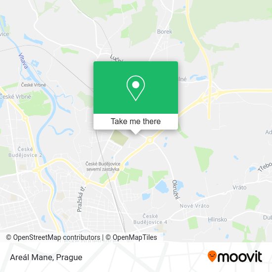 Карта Areál Mane