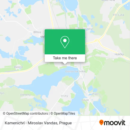 Карта Kamenictví - Miroslav Vandas