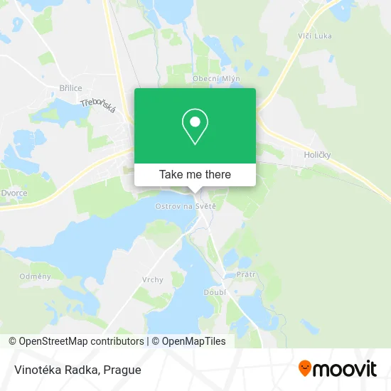 Карта Vinotéka Radka