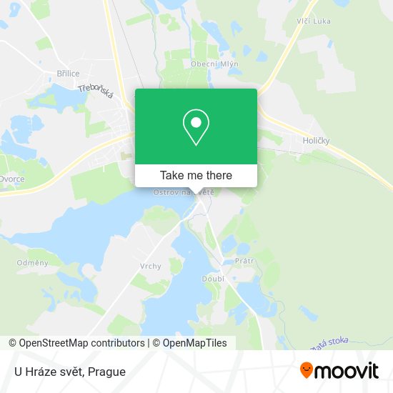 U Hráze svět map
