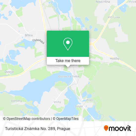 Карта Turistická Známka No. 289