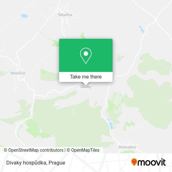 Карта Divaky hospůdka