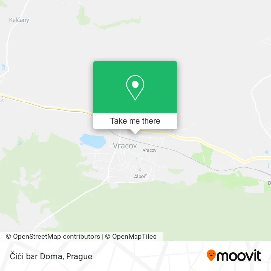 Карта Čiči bar Doma