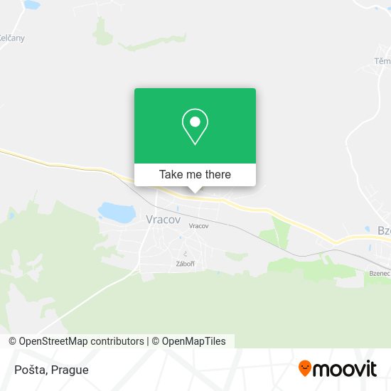 Карта Pošta