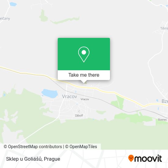 Карта Sklep u Goliášů