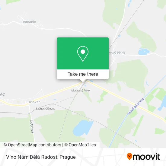 Карта Víno Nám Dělá Radost