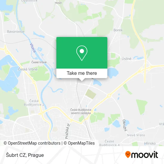 Карта Šubrt CZ