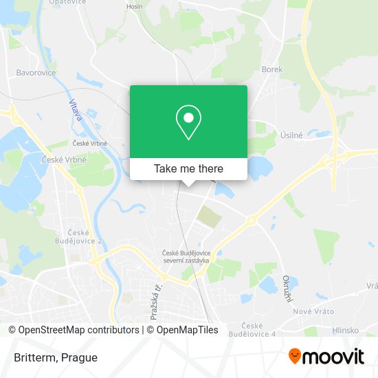 Карта Britterm