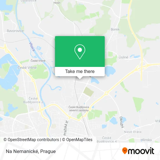 Карта Na Nemanické