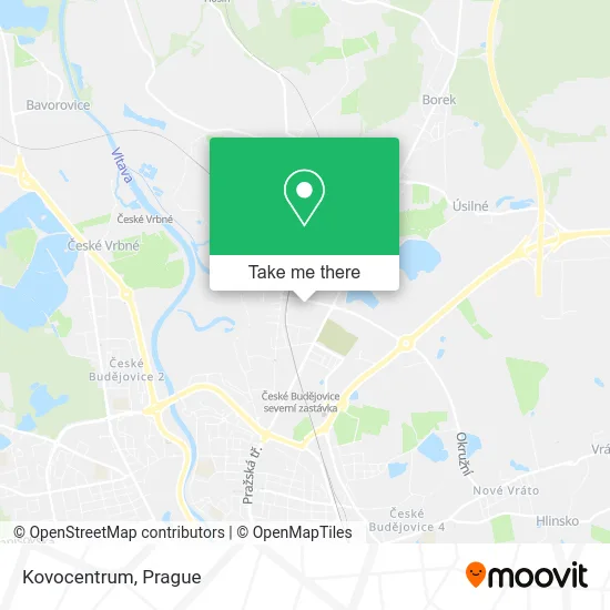 Карта Kovocentrum