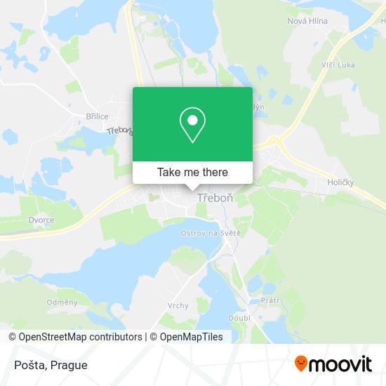 Карта Pošta