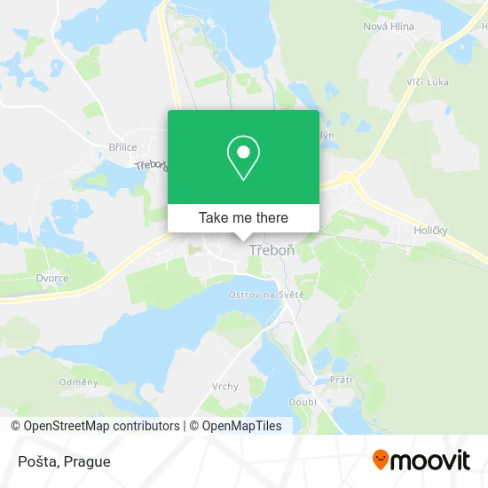 Карта Pošta