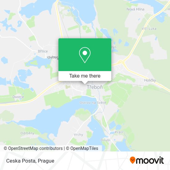 Карта Ceska Posta