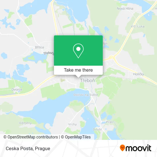 Карта Ceska Posta