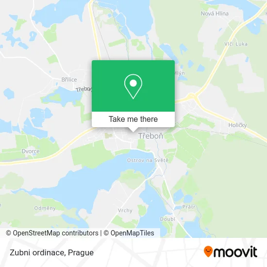Карта Zubni ordinace