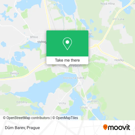 Карта Dům Barev