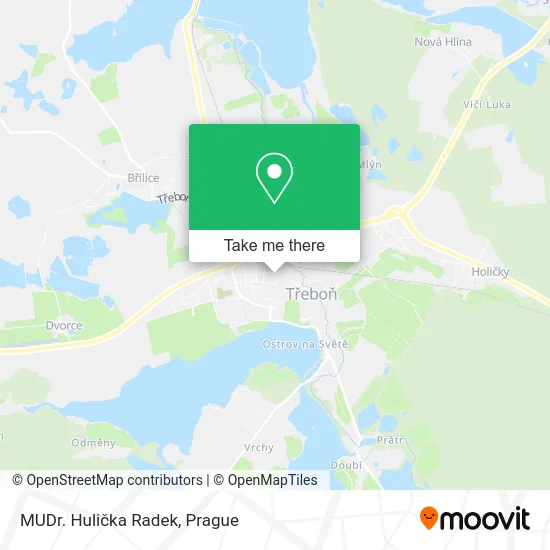 Карта MUDr. Hulička Radek