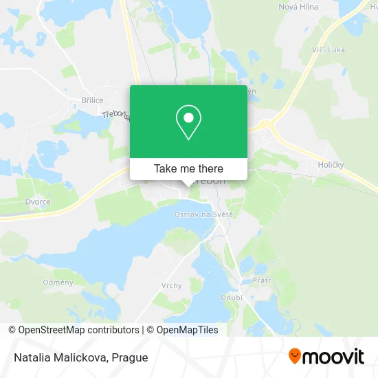 Карта Natalia Malickova