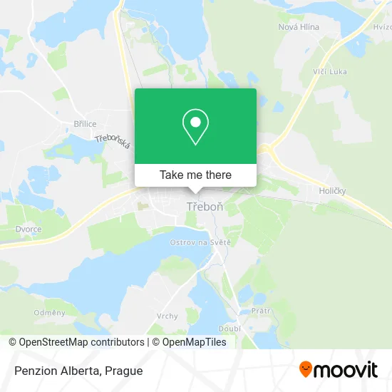 Карта Penzion Alberta