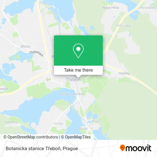 Карта Botanicka stanice Třeboň