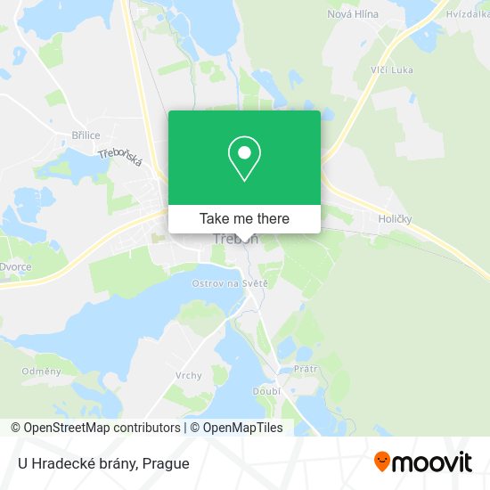 U Hradecké brány map