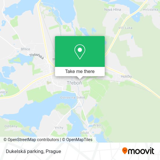 Карта Dukelská parking