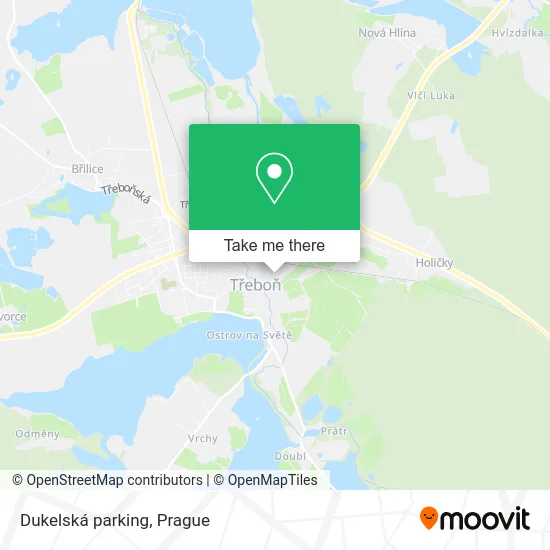 Карта Dukelská parking