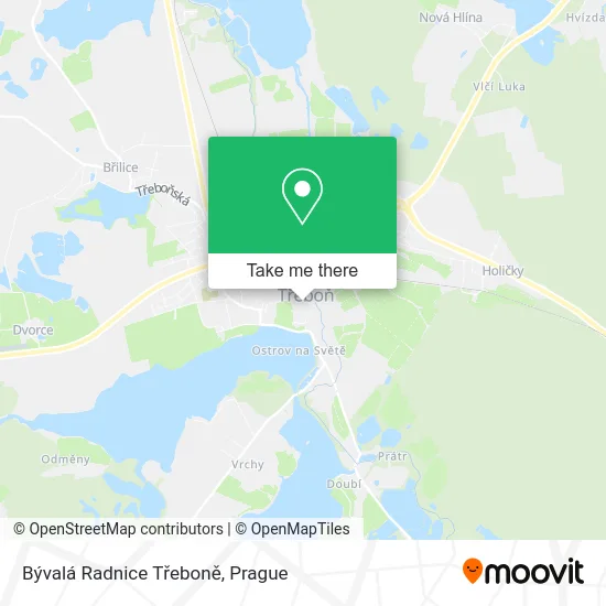 Карта Bývalá Radnice Třeboně