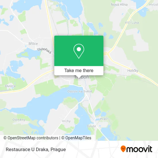 Карта Restaurace U Draka