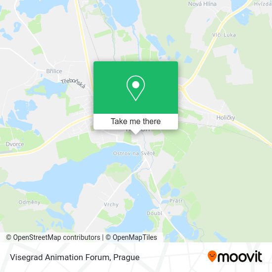 Visegrad Animation Forum map