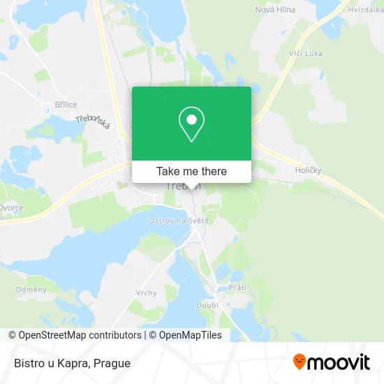 Карта Bistro u Kapra