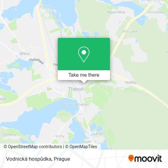 Карта Vodnická hospůdka