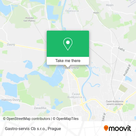 Карта Gastro-servis Cb s.r.o.